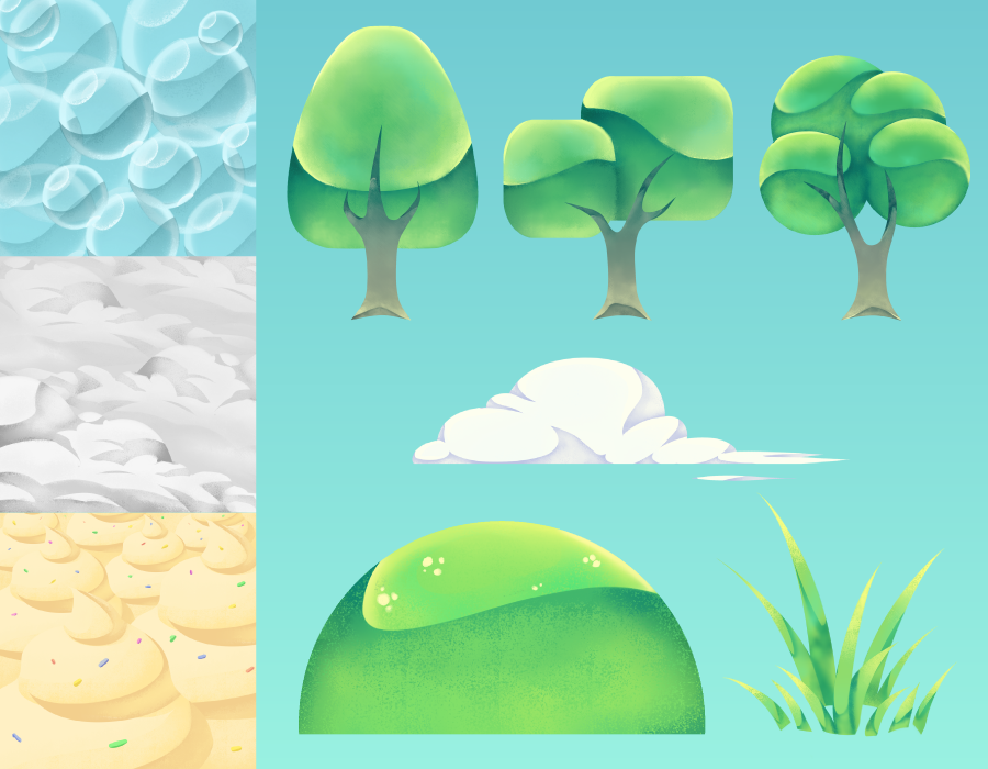 Textures and Background Assets